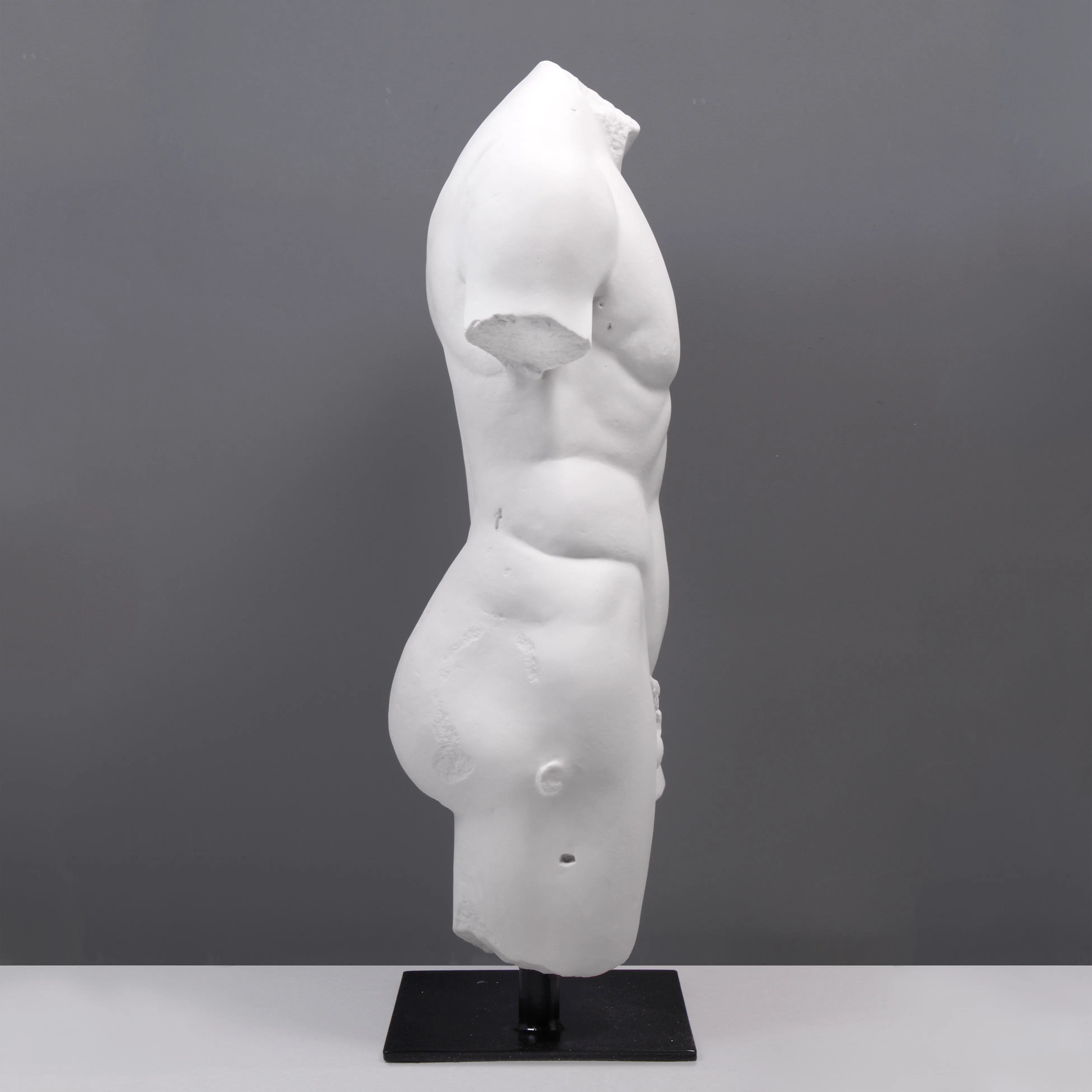 Male Torso Life-size statue on Base