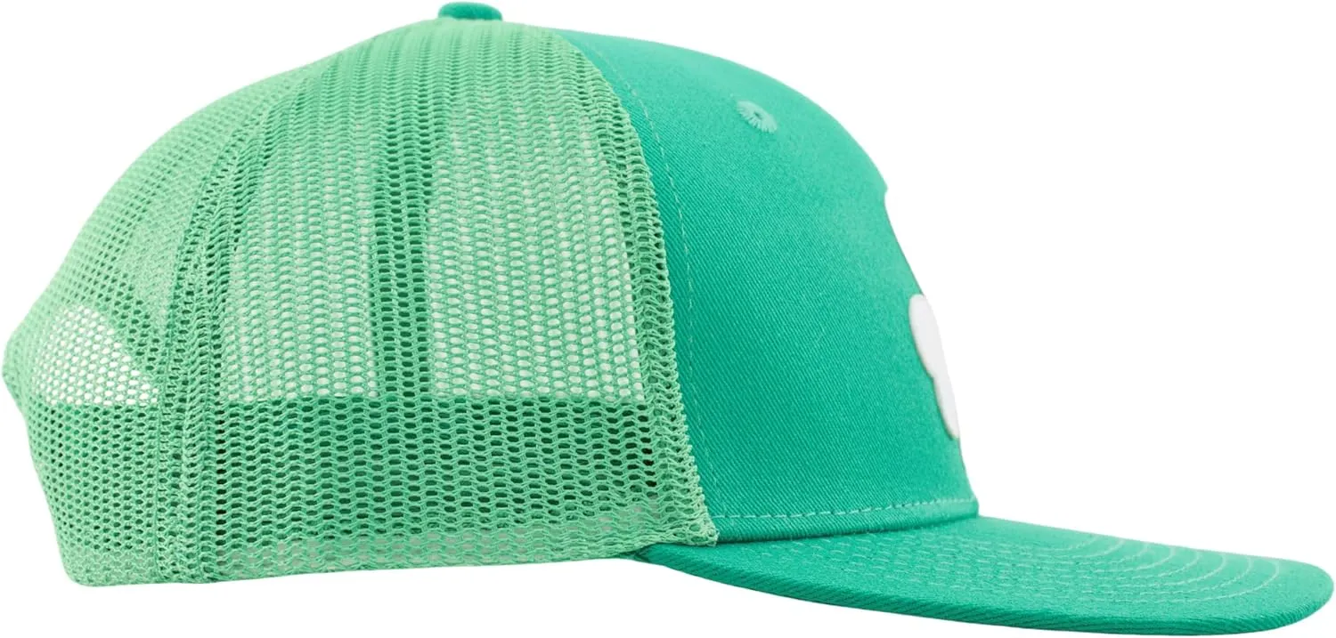 Men Flat Brim Trucker Hat(M,L,XL,XXL),Plain Blank Adjustable Solid Color Snapback Baseball Caps