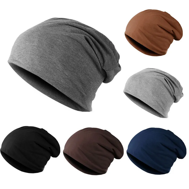 Men's Solid Color Beanies Hats
