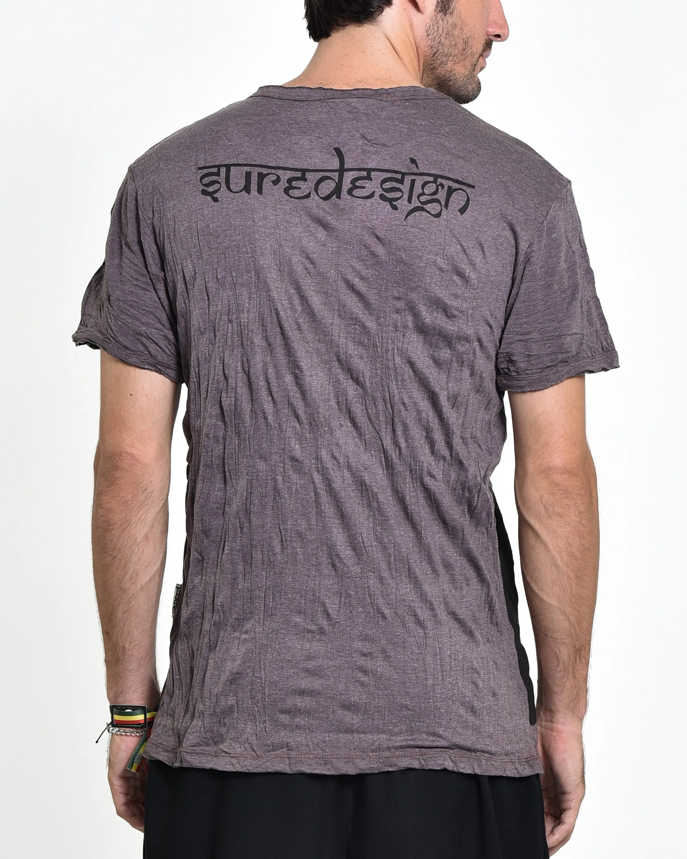 Mens Tree of Life  T-Shirt in Brown