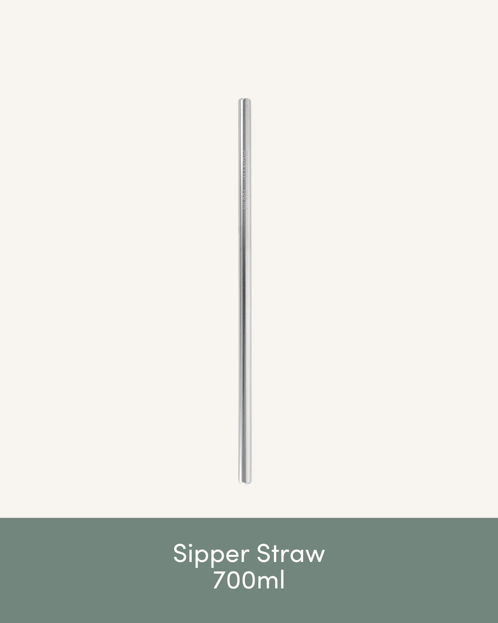 MontiiCo Sipper Straw - Stainless Steel 700ml