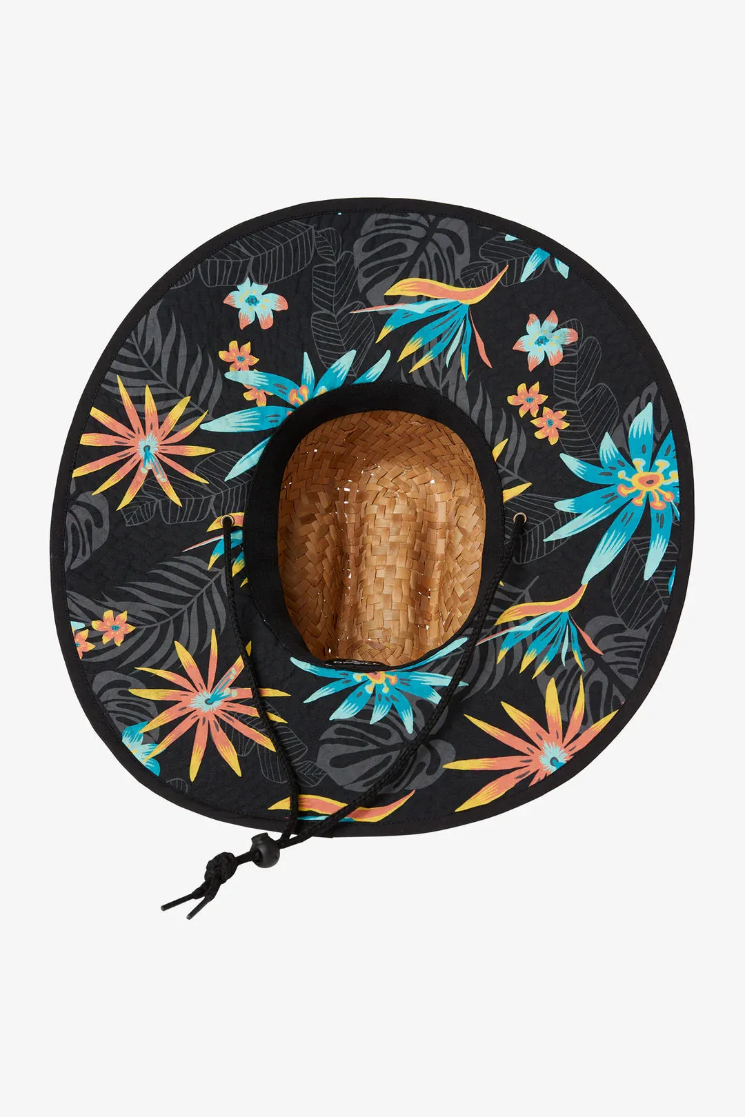 ONeill Sonoma Prints Straw Hat Black 2 Floral