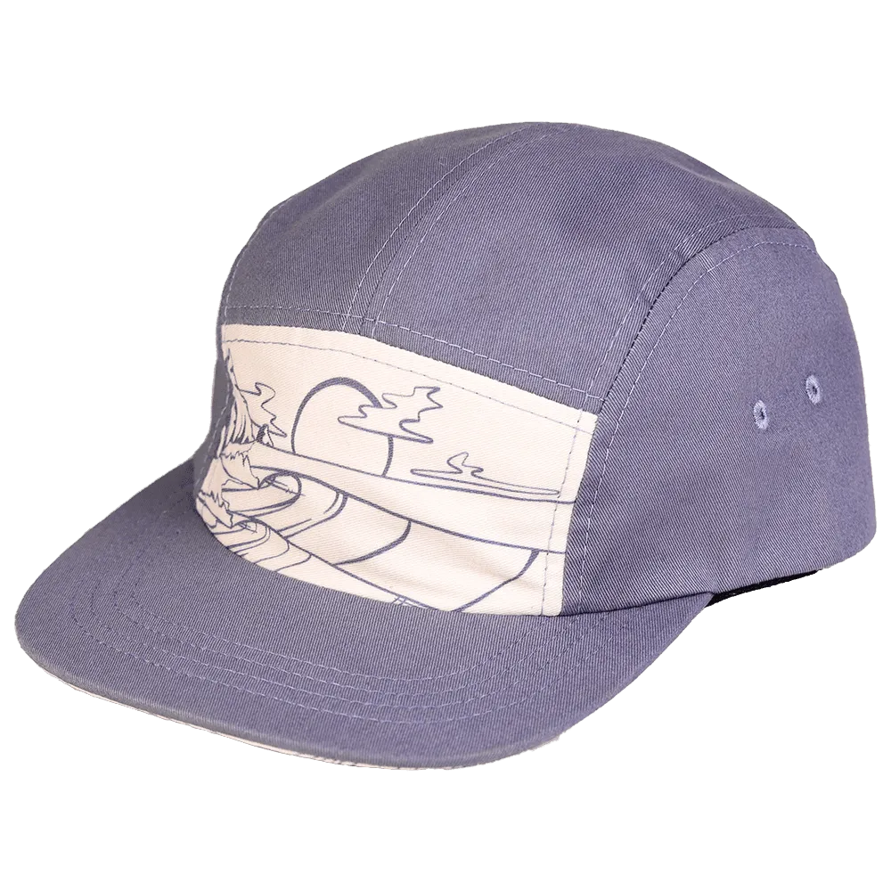 Oswald EcoPrint Cotton Twill Camp Cap