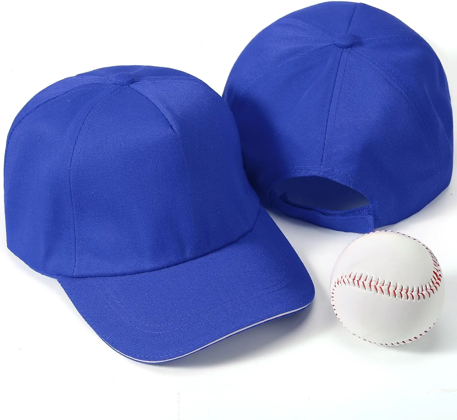 Pcs Kids Baseball Caps Adjustable Plain Baseball Hats Cotton Blank Hats Bulk for Girls Boys Sport Team