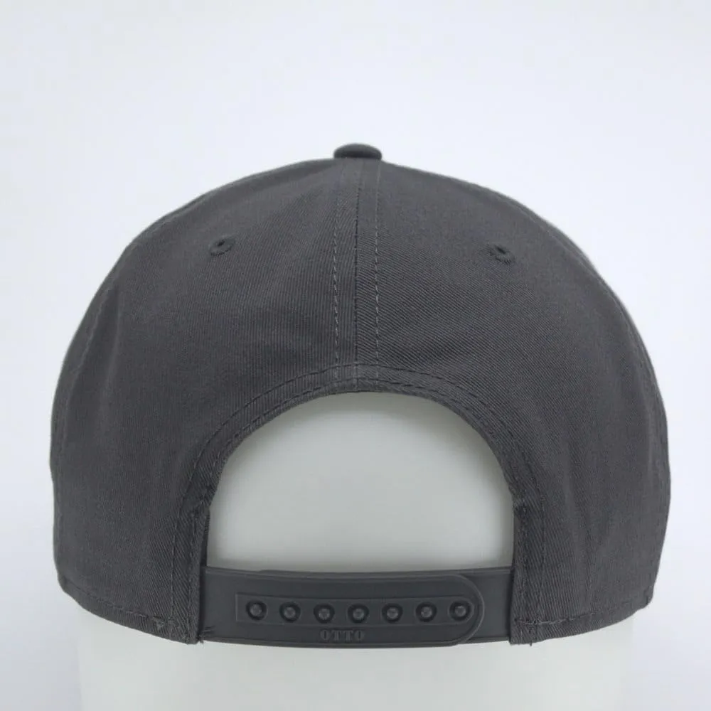 Premium Plain Cotton Twill Adjustable Flat Bill Snapback Hats Baseball Caps
