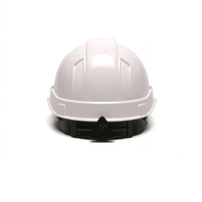 Pyramex HP44110 Ridgeline Cap Style 4 Point Ratchet Hard Hat, White, 1 Each