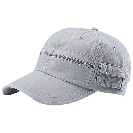 Rip-Stop Fabric Cotton Washed Cap