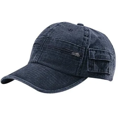 Rip-Stop Fabric Cotton Washed Cap