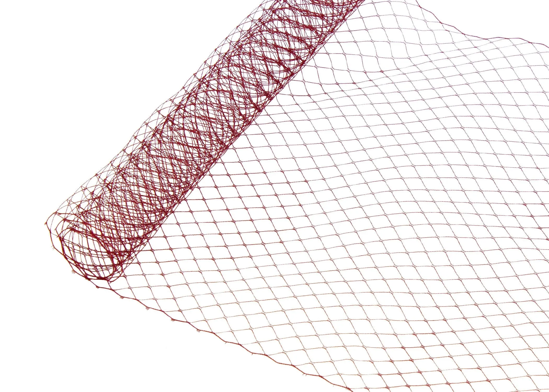 Russian Birdcage Veil Netting 10" Wide - Sold by the Yard - Aqua Blue