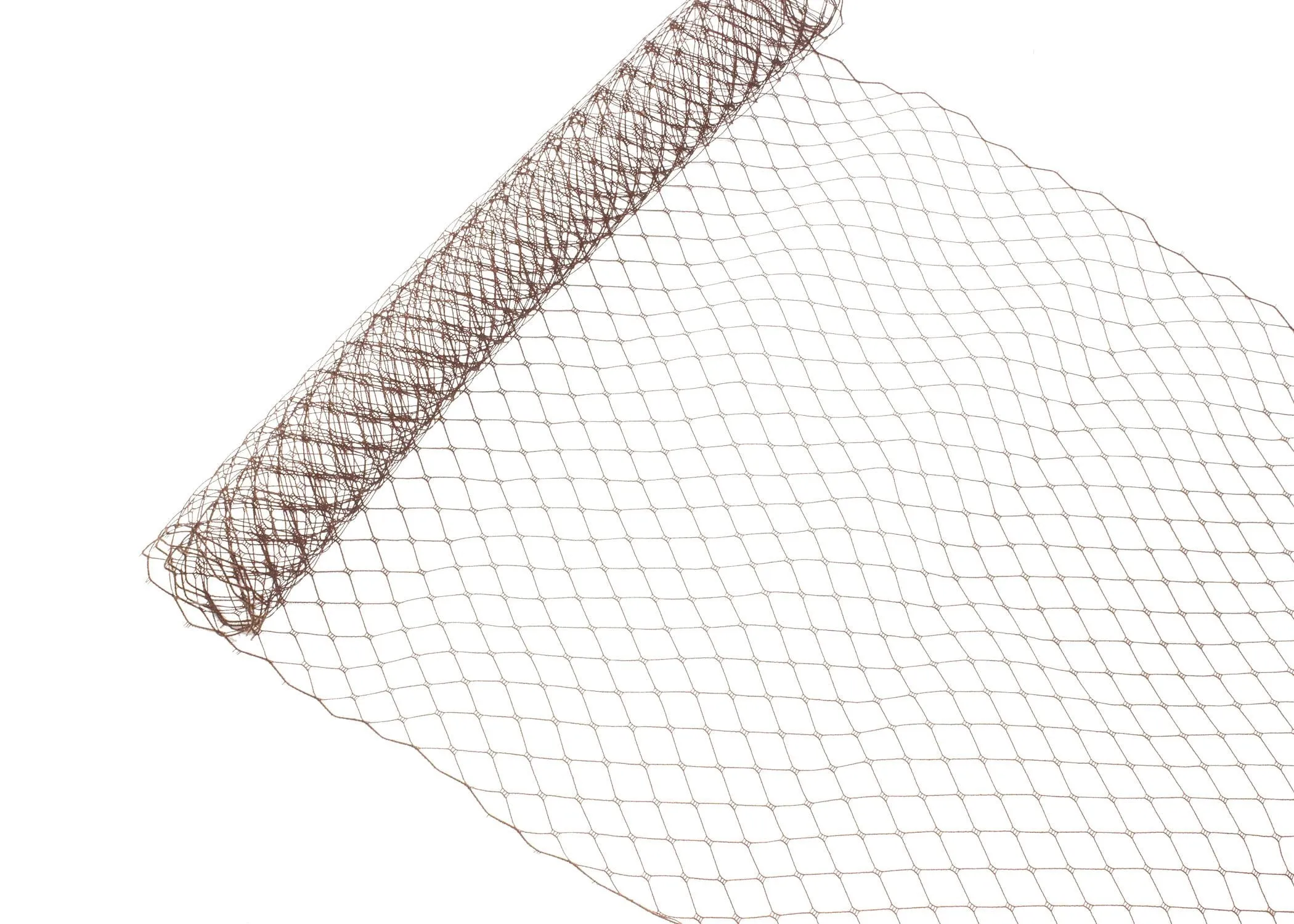 Russian Birdcage Veil Netting 10" Wide - Sold by the Yard - Aqua Blue