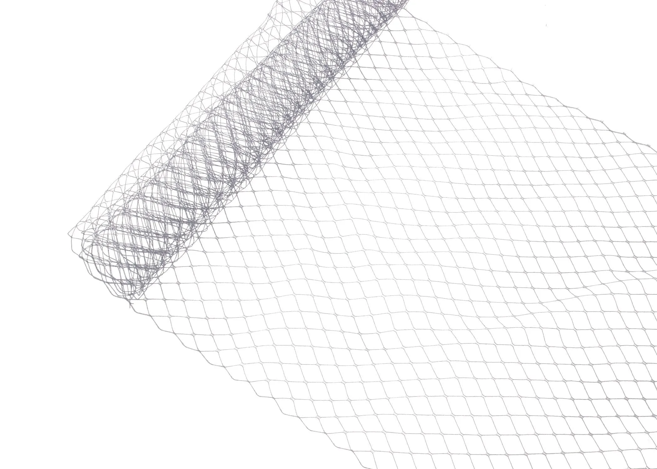 Russian Birdcage Veil Netting 10" Wide - Sold by the Yard - Aqua Blue