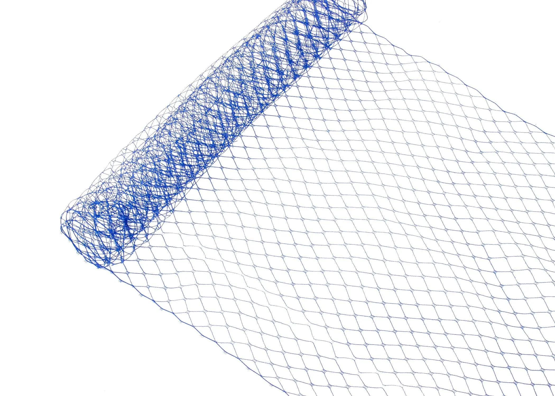 Russian Birdcage Veil Netting 10" Wide - Sold by the Yard - Aqua Blue