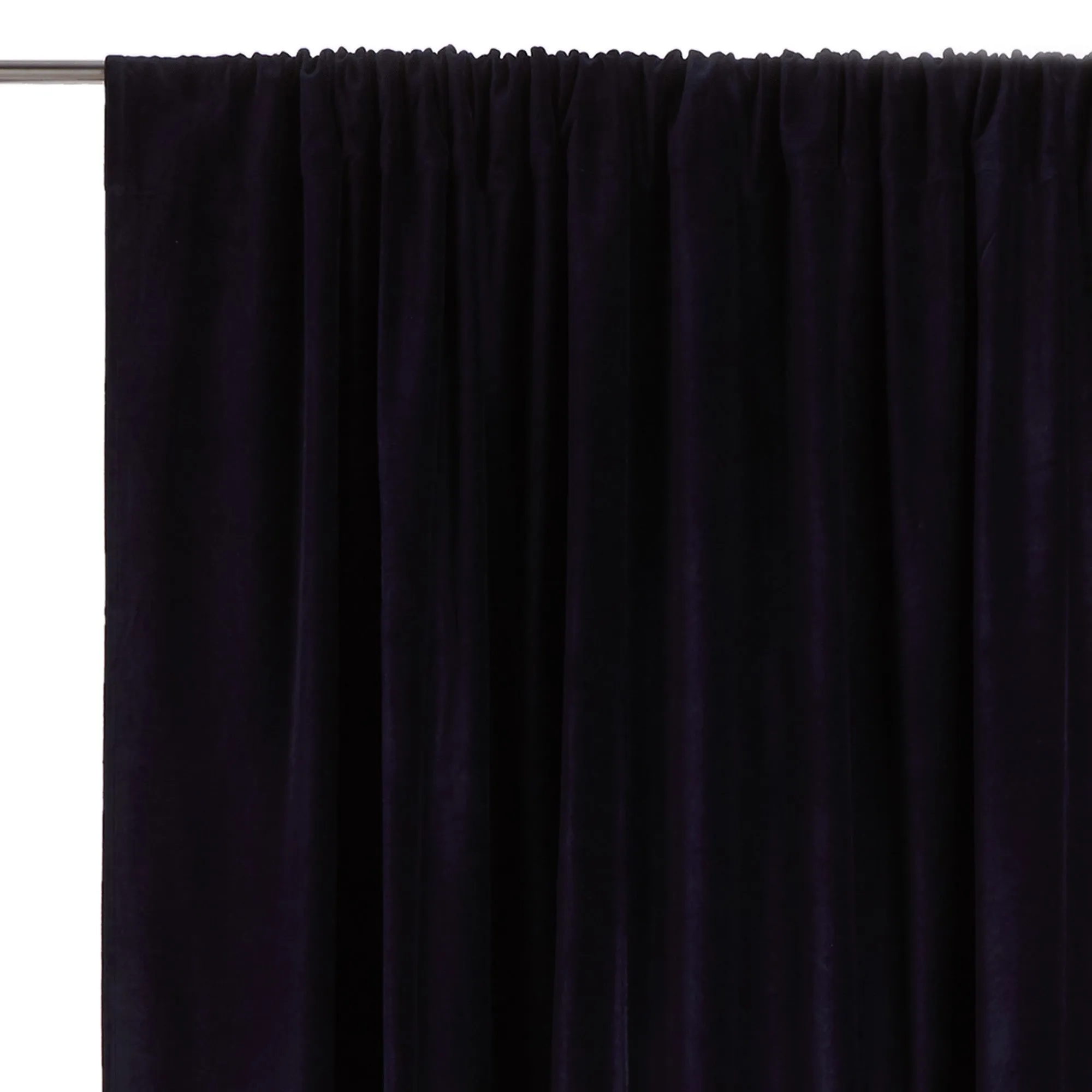 Samana Velvet Curtain Set [Dark blue]