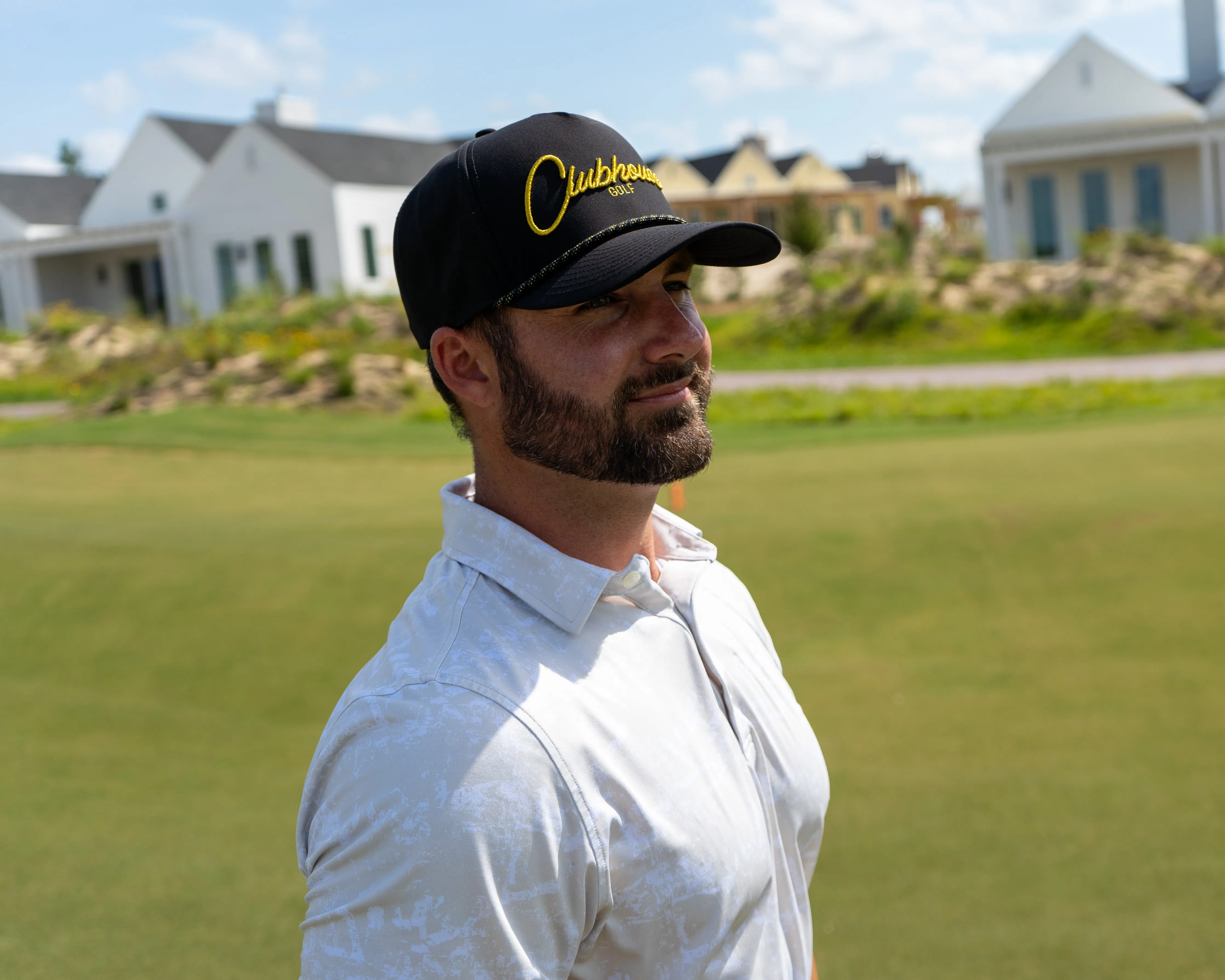 Scripted Rope Golf Hat | Black