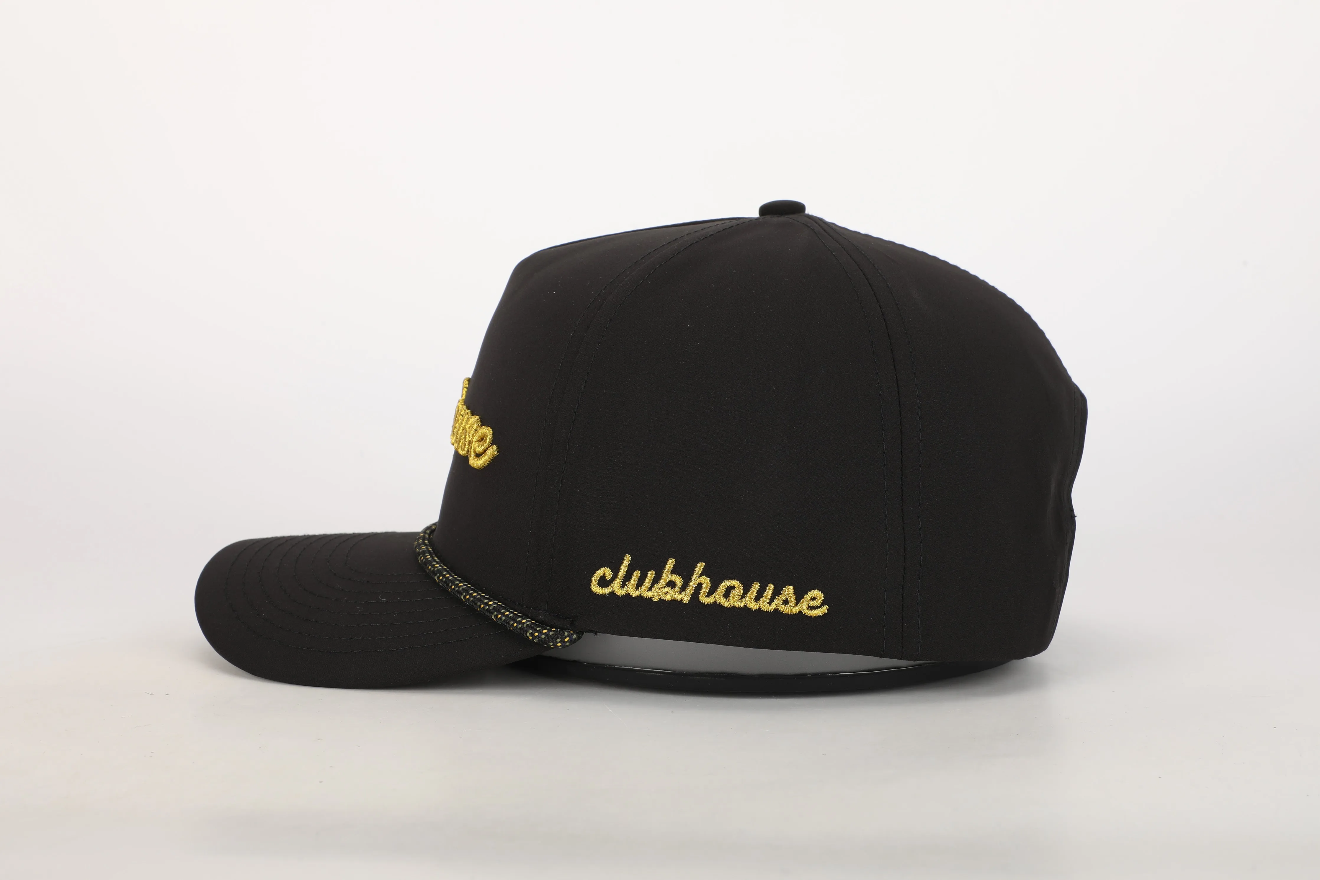 Scripted Rope Golf Hat | Black