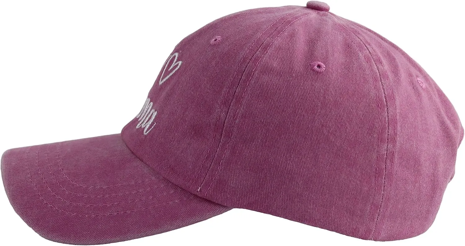 SHANVANKE Boy Mama Hats for Women, Gifts for Mom, Adjustable Embroidered Cotton Denim Boy of Mom Baseball Cap