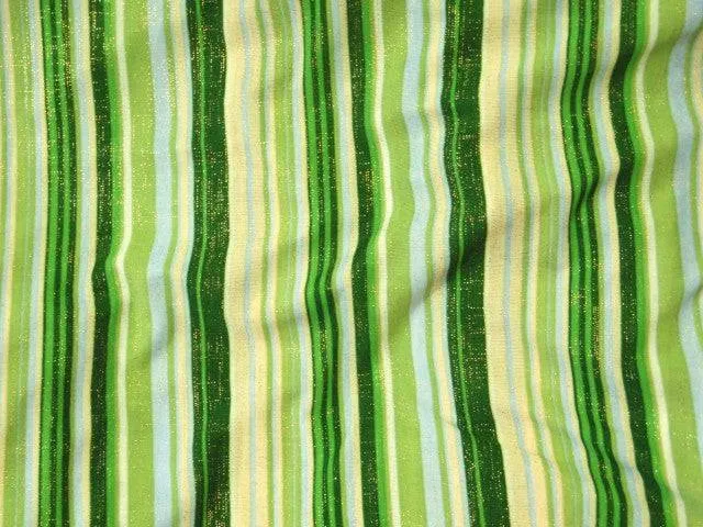 Striped - Printed Foil Jersey