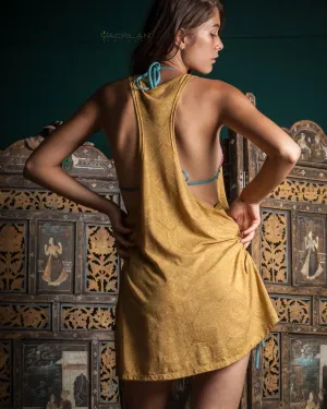 Tank Top Woman / Long John - Ocre Rayon MAYAZ