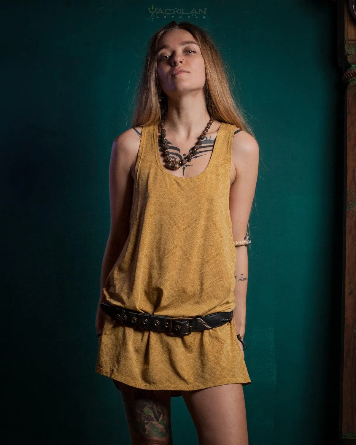 Tank Top Woman / Long John - Ocre Rayon MAYAZ