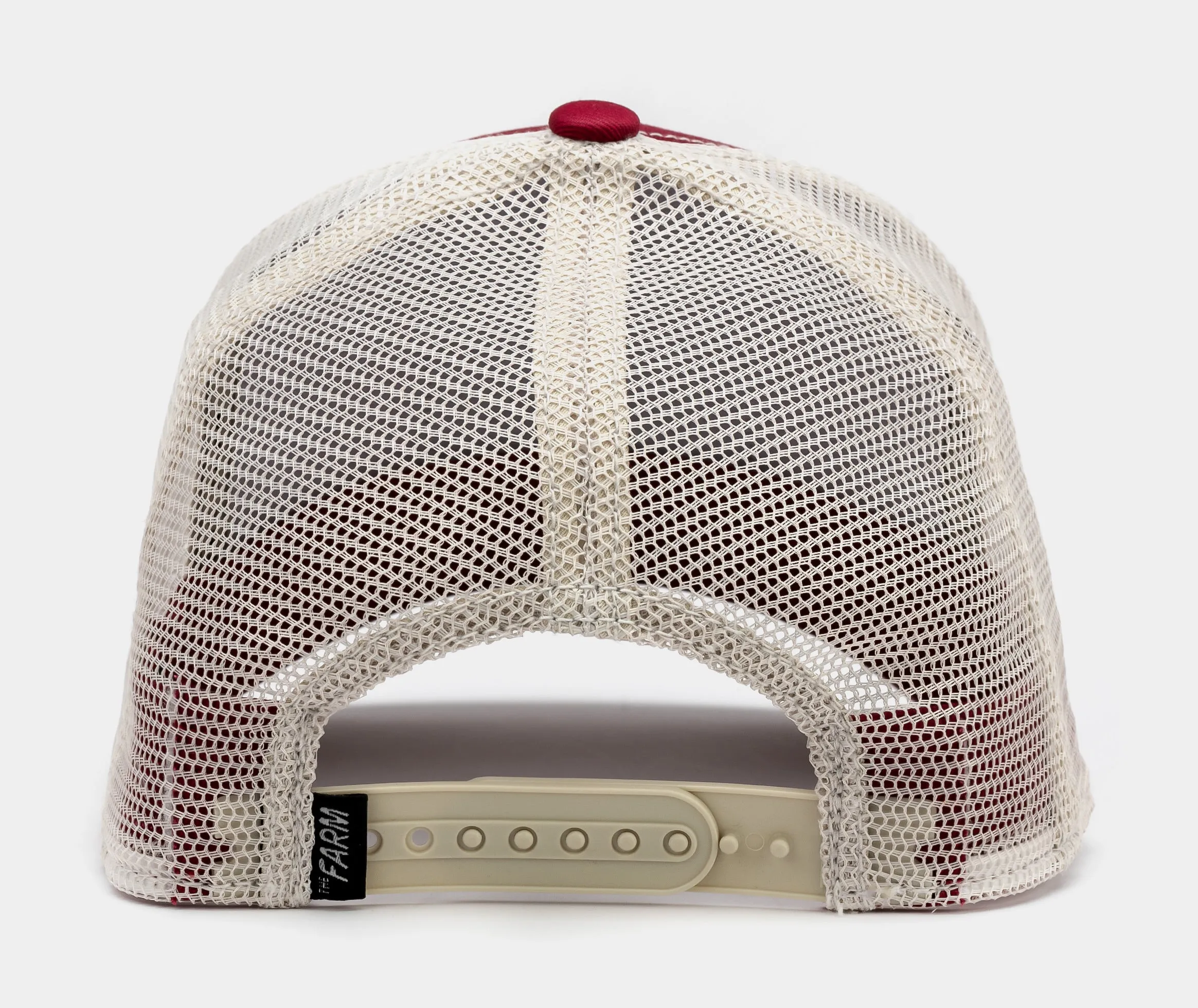 The Goat Trucker Mens Hat (Red/White)