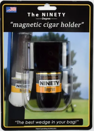 The Magnetic Cigar Holder  Black/White