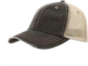 The Vintage Year Washed Cotton Unstructured Soft Mesh Adjustable Trucker Baseball Cap