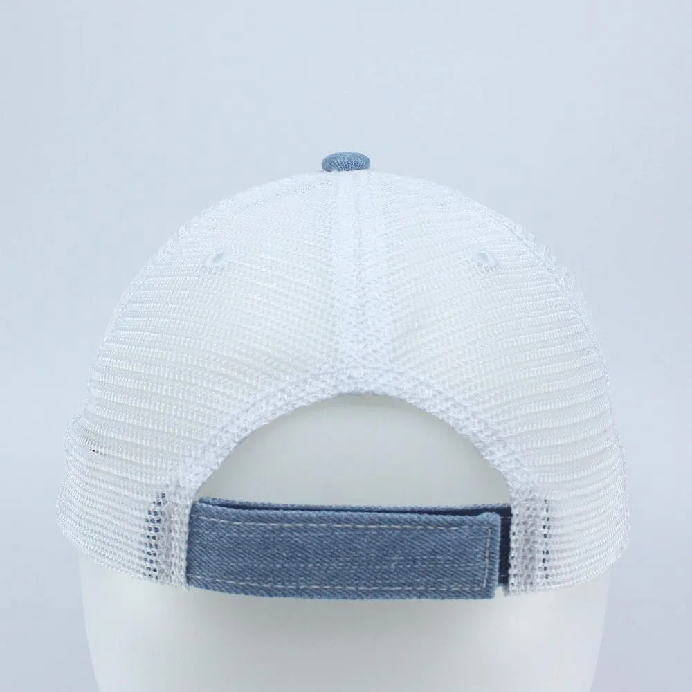 The Vintage Year Washed Cotton Unstructured Soft Mesh Adjustable Trucker Baseball Cap