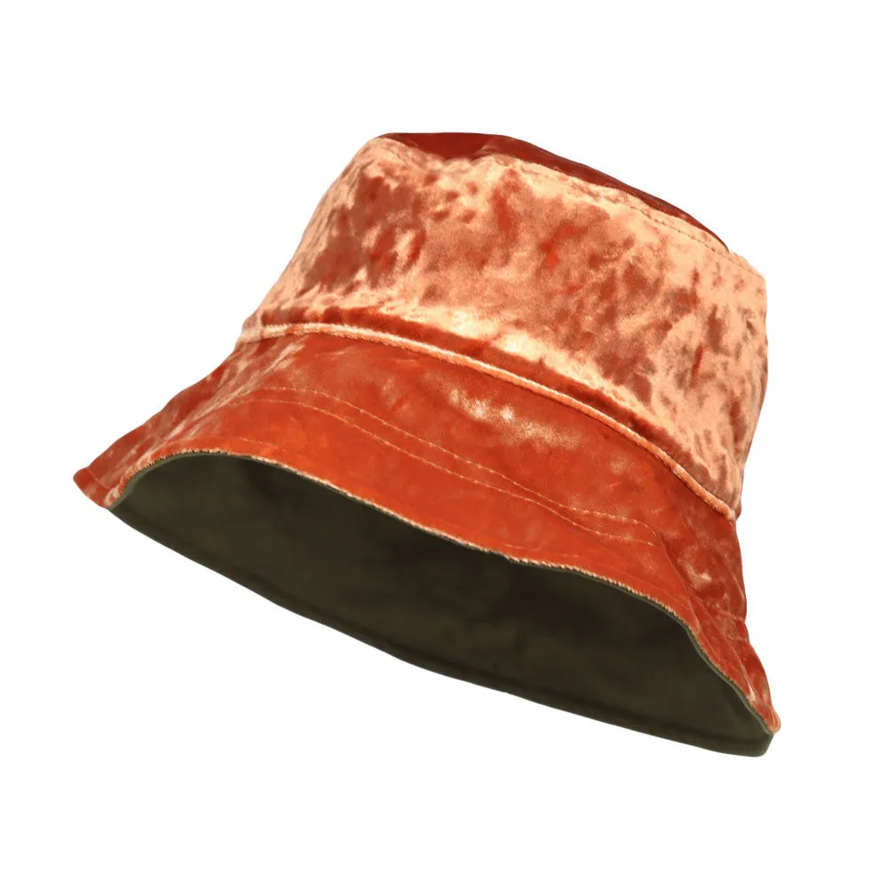 Unisex Double-Side-Wear Reversible Bucket Hat Lightweight Outdoor Fishing Cap MUB1439