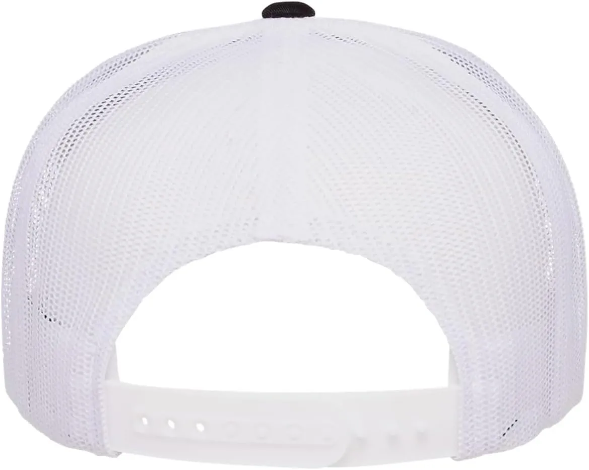 Yupoong YP Classics 6006 High Profile Flat Visor Snapback Trucker Hat - Blank, Bulk Caps